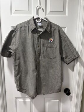 Men's Pittsburgh Steelers Button Down - Sz L